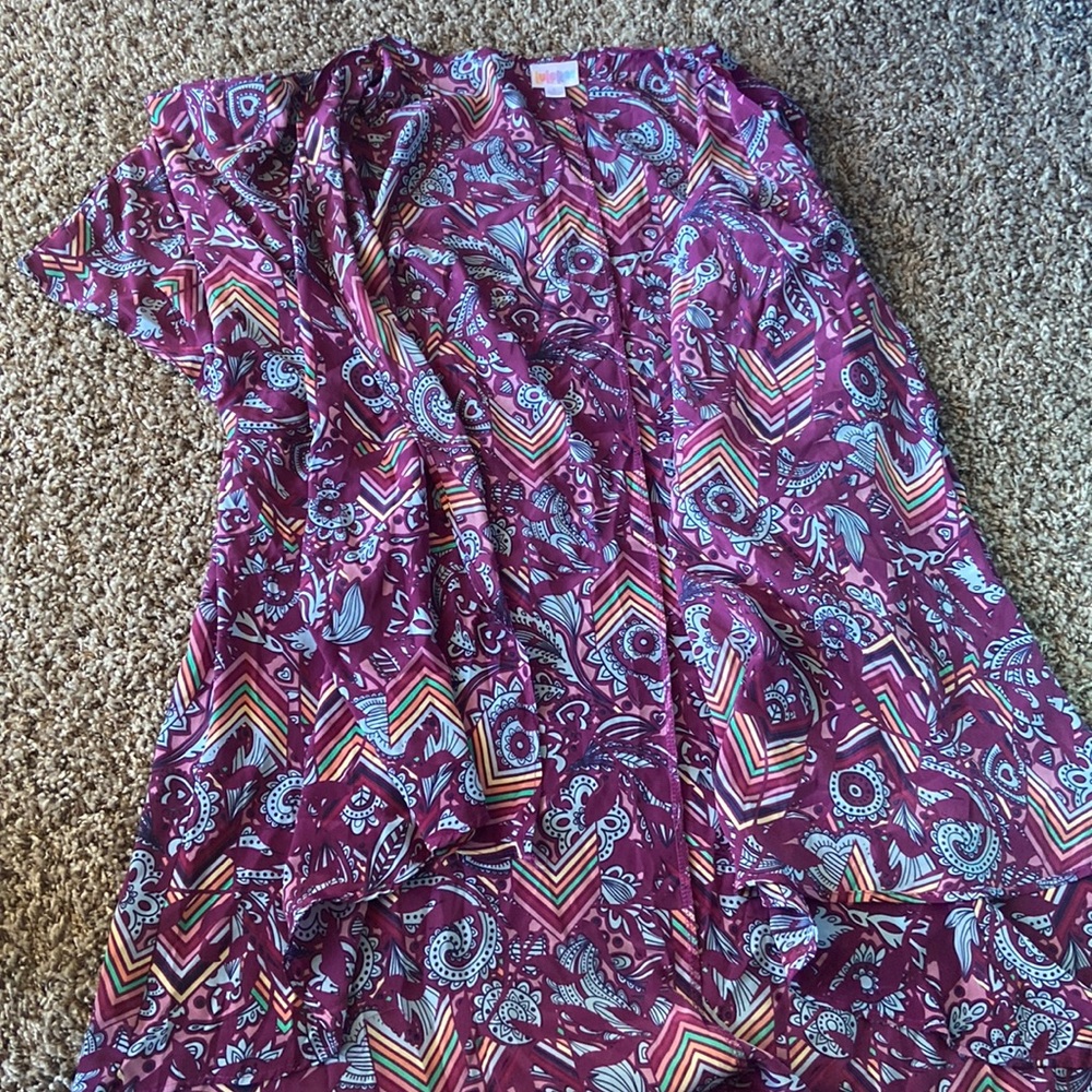 Large colorful layering piece